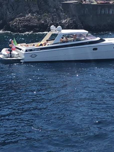 Lo yacht a Capri. RomaPress